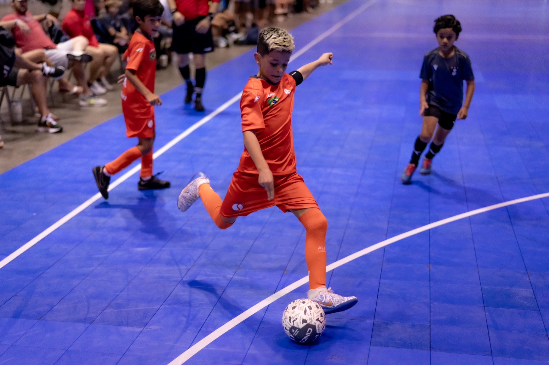 Atleta da Sports Brasil dominando a bola em Orlando 2023