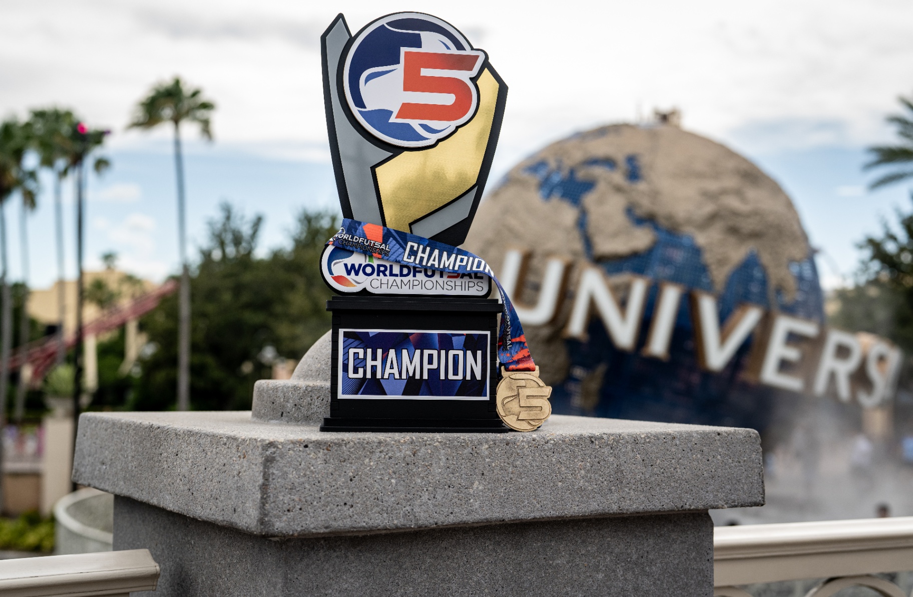 Troféu de Campeão do World Futsal Championships em Orlando 2023